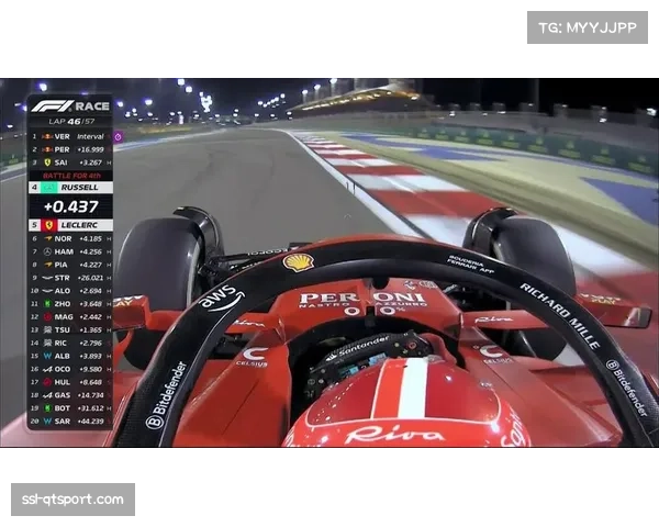 勒克莱尔Q3飞行圈失误冲入缓冲区，损失宝贵时间